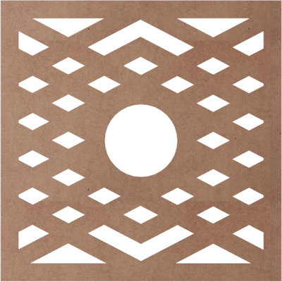 Chevron Ceiling Medallion