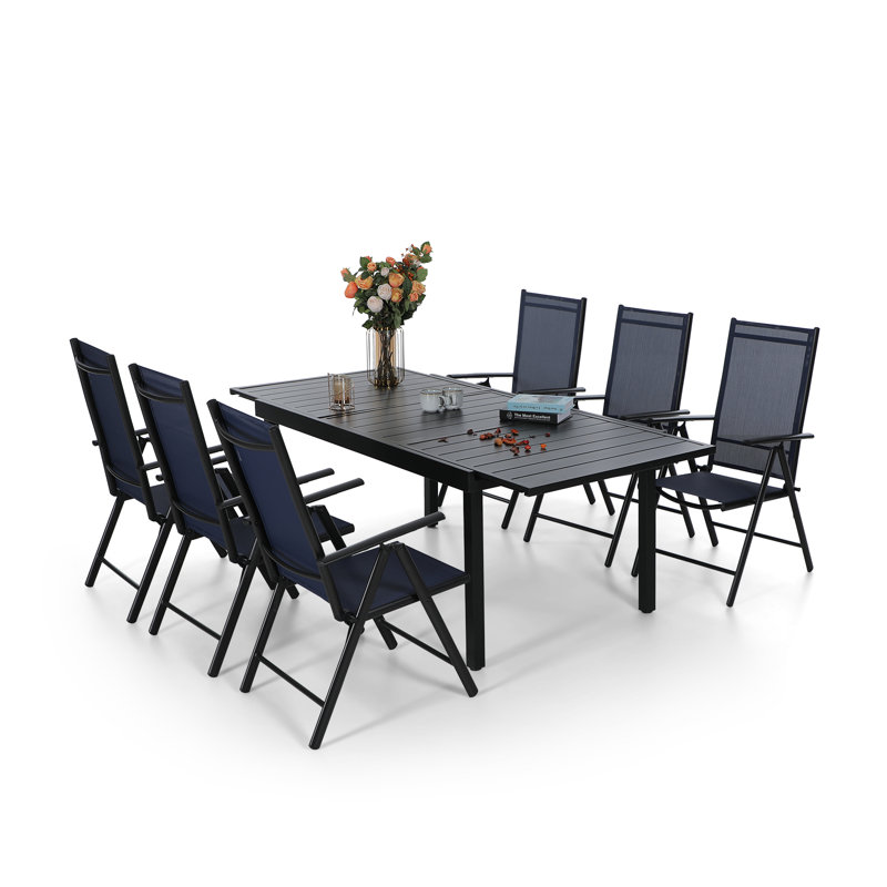 Ensemble repas d'extérieur 7 pièces Leonard
