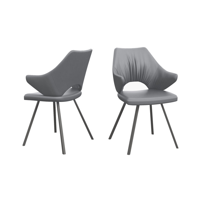 Delphi 49cm H Upholstered Armchair, Grey