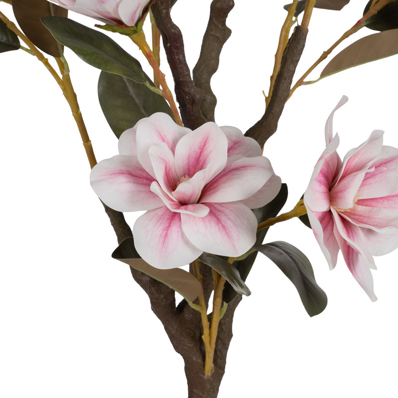 170cm Faux Magnolia Tree in Pot, Pink