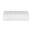 Buffet viennois de 62 po en blanc