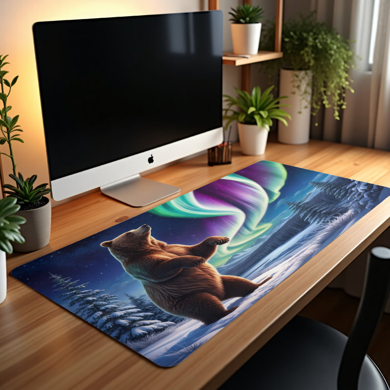 Polyester Desk Pad, 14.4x12.1