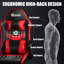 Fauteuil de jeu czlolo, fauteuil de bureau ergonomique, avec repose-pieds et support lombaire, fauteuil de jeu inclinable à dossier haut-1636012306