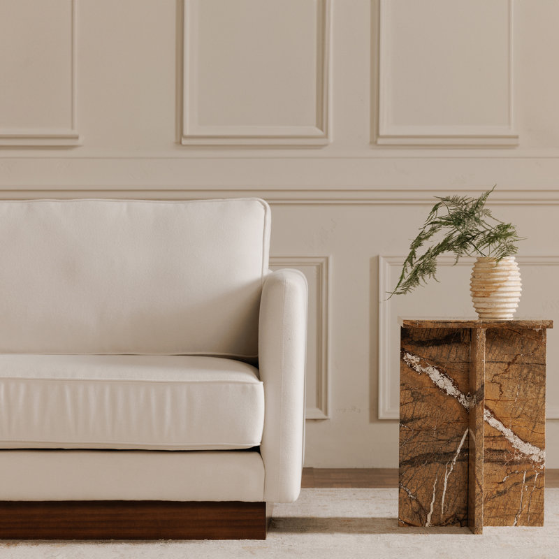 Vernon 2 - Piece Sofa & Chaise, White, Right Hand Facing