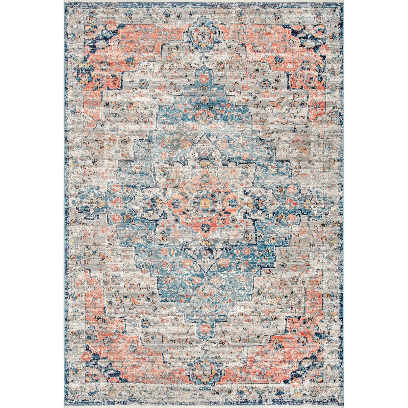 Oriental Area Rug, Rectangle 6' 7" x 9' 3"