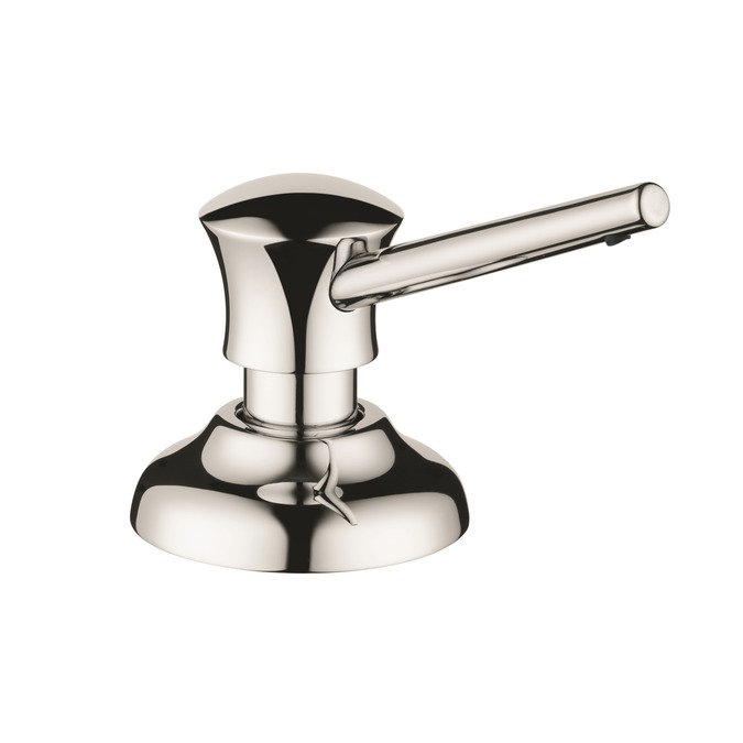 Traditional Soap Dispenser, Polished Nickel