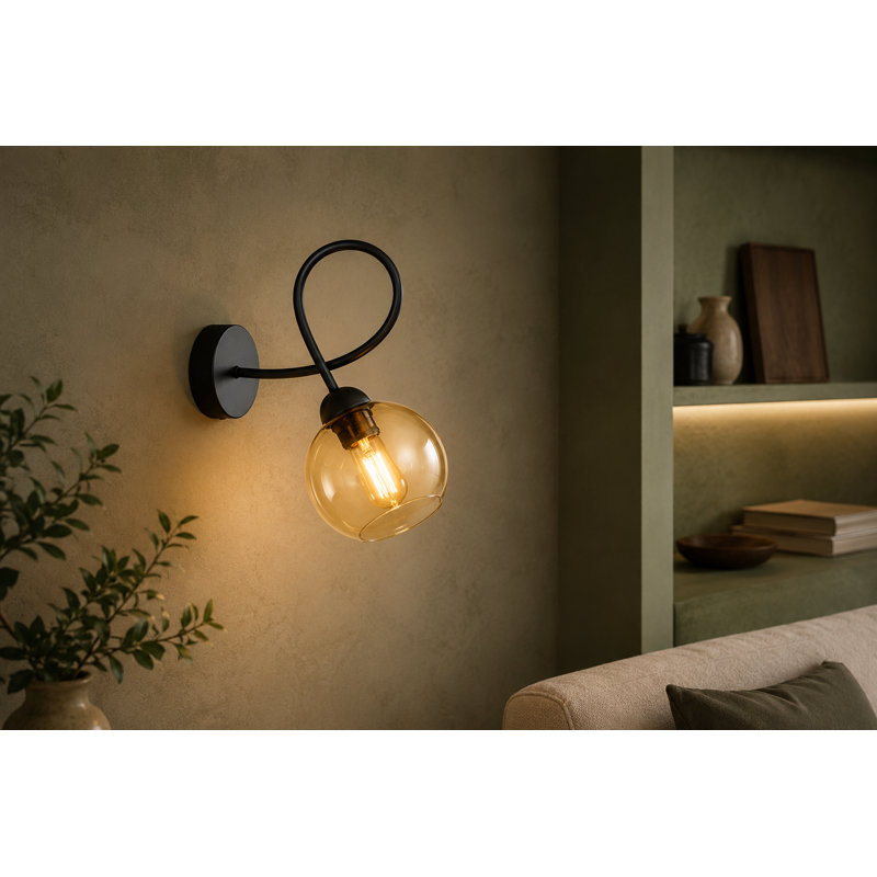 Wall Sconce, Orange/Honey