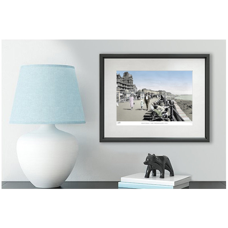 Hastings, the Promenade 1925 1 Piece Single Picture Frame Wall Art, 40cm H x 50cm W x 2.3cm D