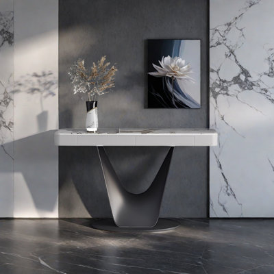 Modern Minimalist Luxury Console Table