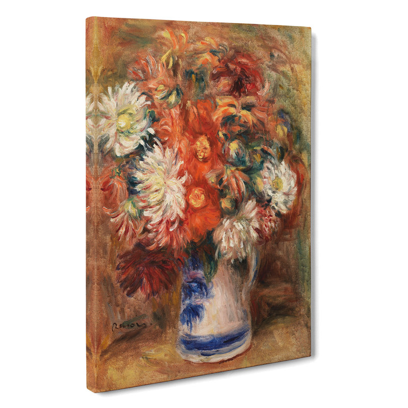 Bouquet Of Flowers Vol.1 by Pierre-Auguste Renoir - Wrapped Canvas Painting, 76cm H x 50cm W x 3cm D