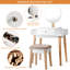 Fernwood Dressing Table with Mirror