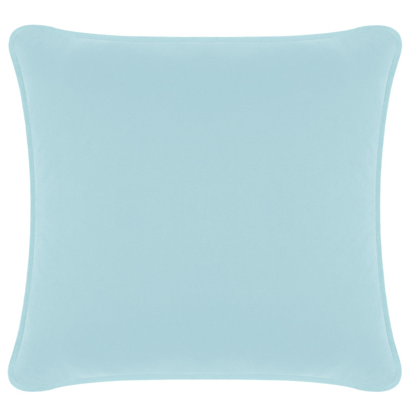 Coussin Sparkles Home Strass | Rembourrage en plumes | Luxe, Carré 20 po, Velours bleu pacifique