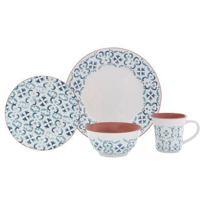 Evora Piece Stoneware Dinnerware Set - Service for 4