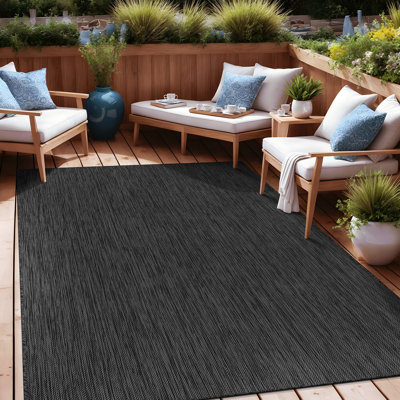 Broadwater Dark Grey Indoor / Outdoor Rug