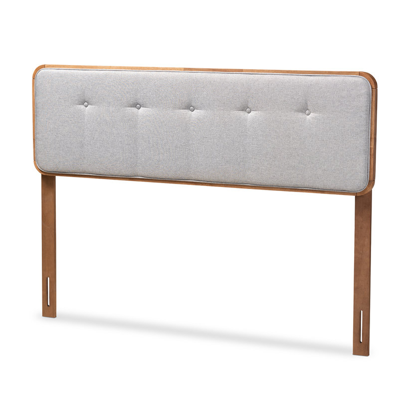 Anisa Upholstered Headboard, Light Gray, Queen