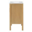 Meuble-lavabo 18 po avec lavabo en céramique et rangement polyvalent