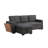 L - Shaped Convertible Sofa Bed