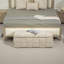 Banc de rangement en velours Pransh-408137069