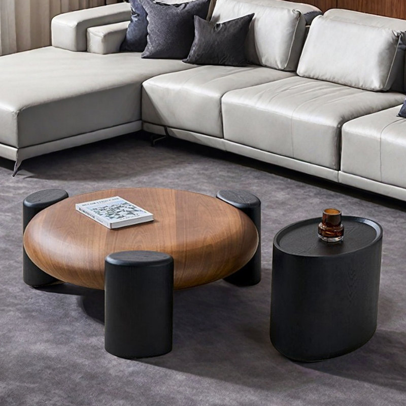 Retro Contrasting Color Design Coffee Table
