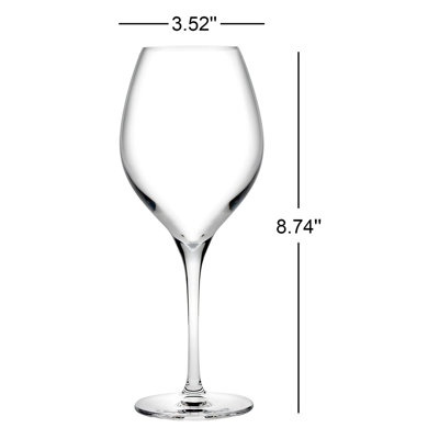 Vinifera 15.22oz. Crystal Red Wine Glass Set