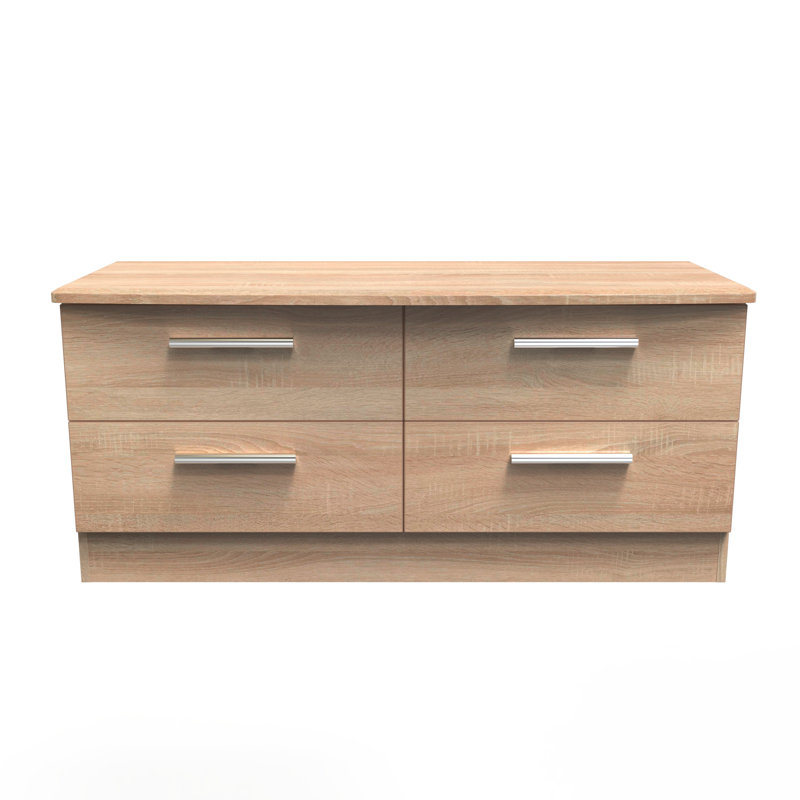 Borgeson 112cm W 4 - Drawer Chest of Drawers, Bardolino Oak