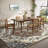 Vintage Machine Washable Bedroom Rug, Non-Slip Non-Shedding Low-Pile Dining Room Rug, Soft Rug for Living Room-1623416573