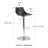 Saliym Swivel Upholstered Adjustable Height Counter Stool-137633605