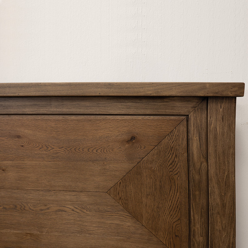 Solid Wood Standard Bed, King