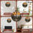 Round wooden wall clock 25*25CM