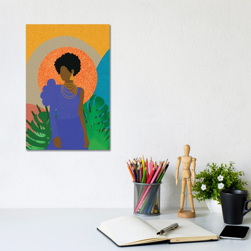 Simone 1 Piece Wrapped Canvas Painting, 20.32 cm H x 30.48 cm W