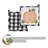 Annie Buffalo Check Black Check Pumpkin Trivet 8x8