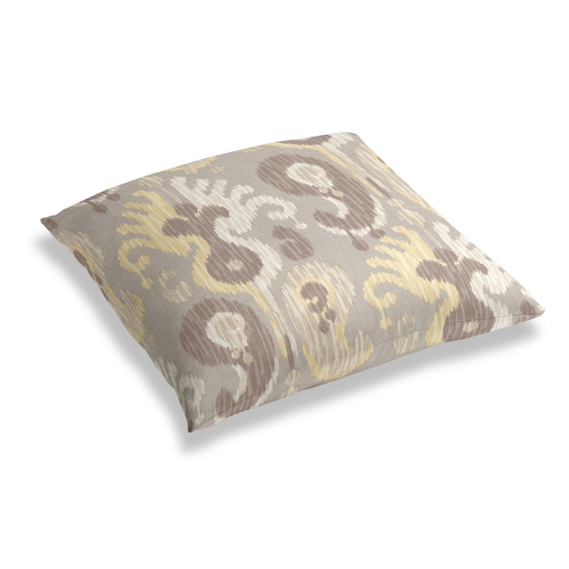 Indian Summer Ikat Reversible Throw Pillow