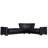 PrimeNest NimbusFlow Collection Upholstered Convertible Sectional with Storage