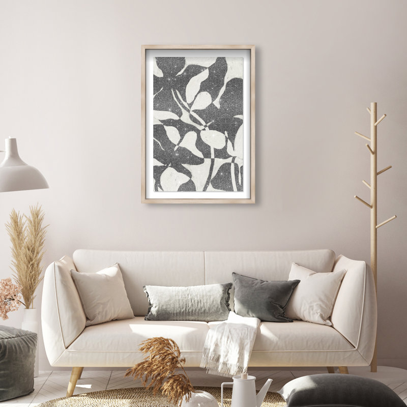 Inverted Nature Print by Oliver Gal, 16.5"H x 11.5"W, Natural Oak Shadowbox