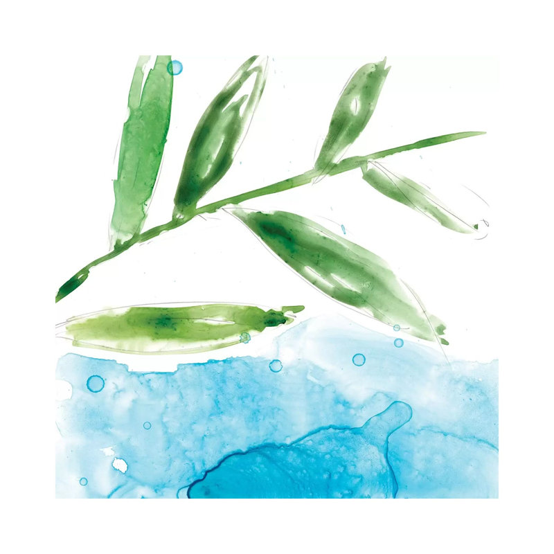 Tropical Display IX by Jennifer Goldberger - Wrapped Canvas Painting, 30.48 cm H x 30.48 cm W