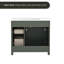 Ensemble de meuble-lavabo simple 36 po avec plateau en marbre Tremolo-1611638185