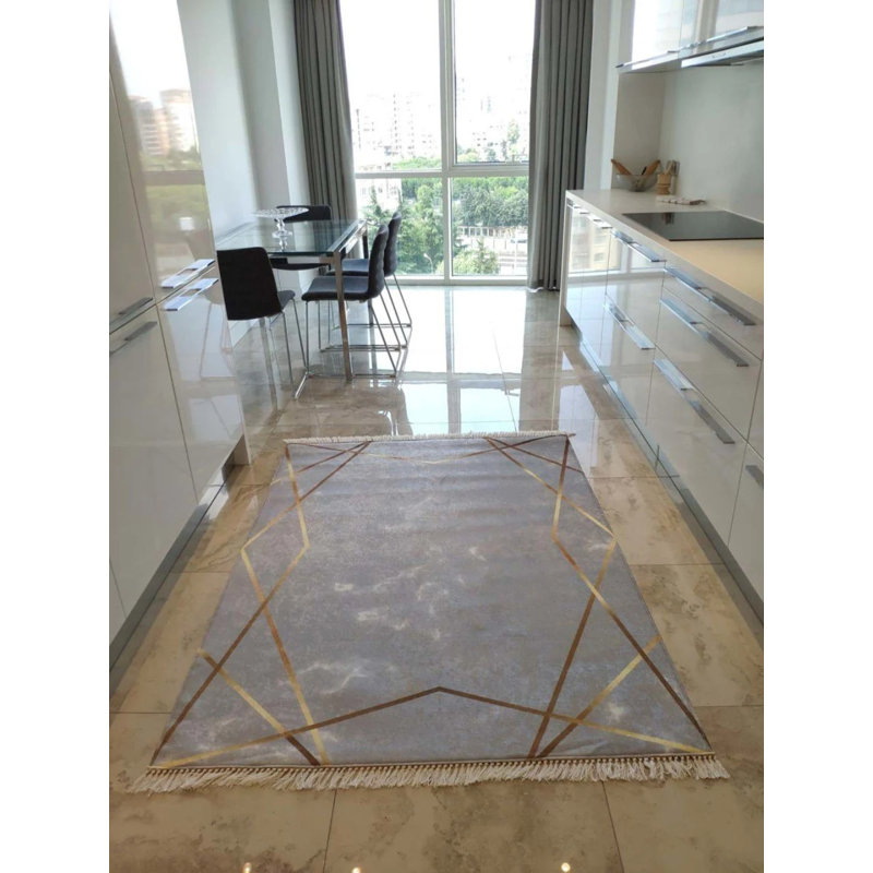 Tapis Masanao avec envers antidérapant, Rectangle 5 pi 3 po x 11 pi 6 po