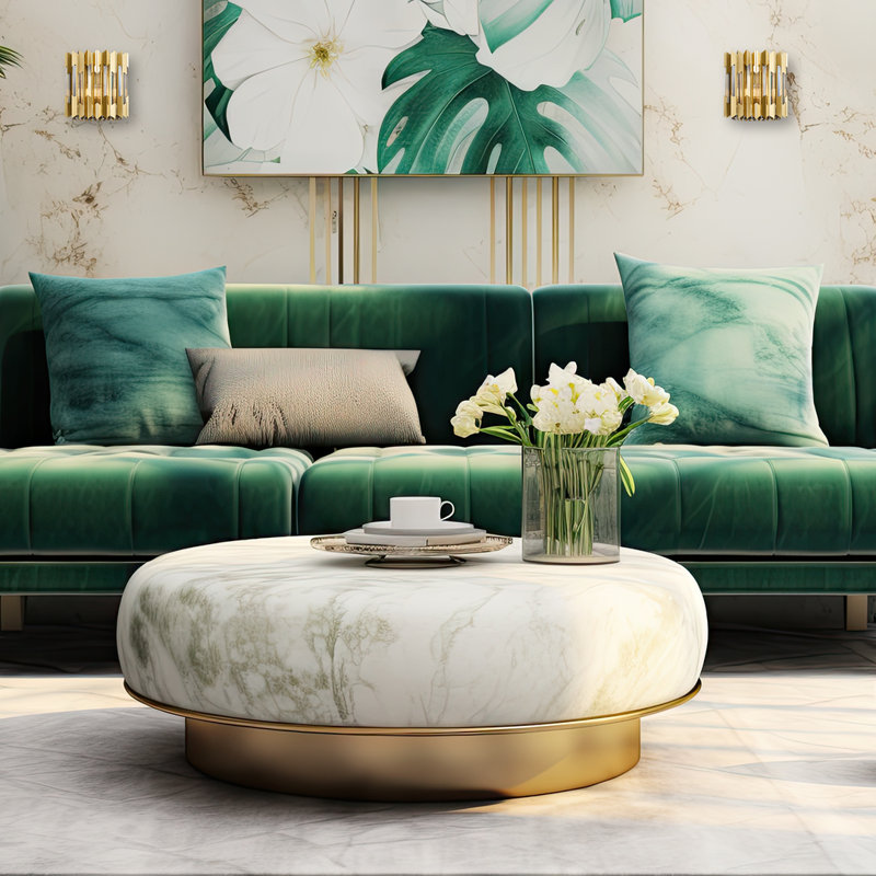 Ritz 2 - Light Single Chandelier, Gold Colours