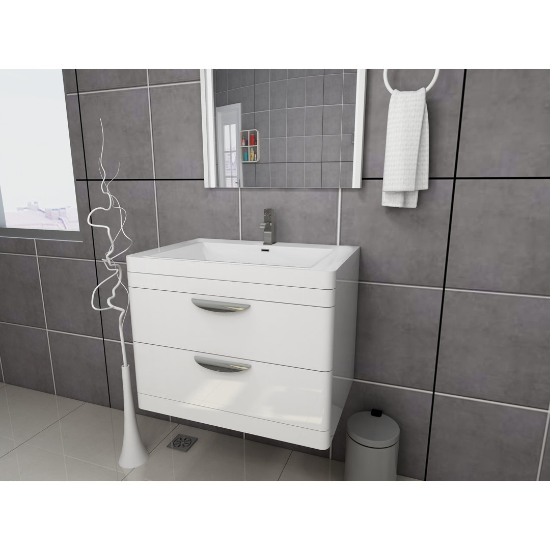 Susanna 700mm Wall Hung Single Vanity Unit