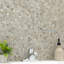 Montessa Penny Round 12 in. x 12 in. Glossy Glass Mosaic Wall Tile-1994710544