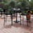 Sunbriar Commercial Grade Metal Indoor-Outdoor Bar Height Stool with 2 Slats-186472767