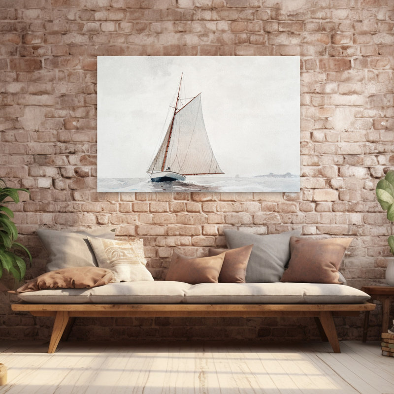 Sailing Excursion Coastal Art, 40" H x 60" W