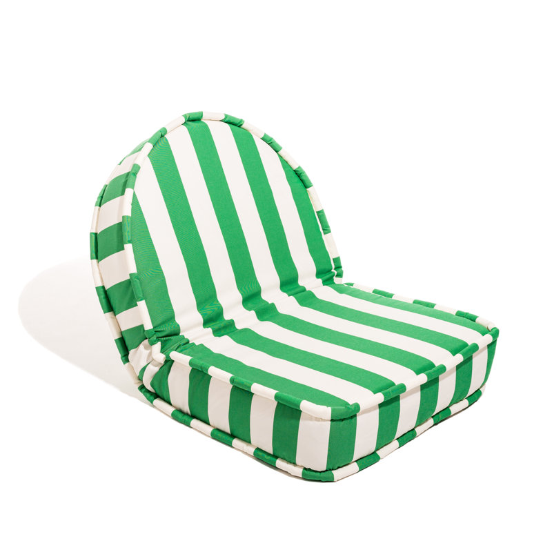Chaise longue inclinable, Vert