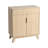 Modern Fluted Storage Cabinet With Drawer and Adjustable Shelf