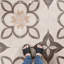 Carreau de céramique de 18 po x 18 po à motif pour mur et plancher Argos
