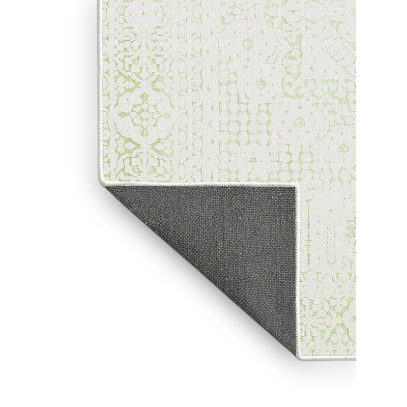 Tapis abstrait crème, Rectangle 5 pi x 7 pi