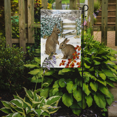 Berns Double Sided 15'' H x 11'' W Polyester Animal Garden Flag