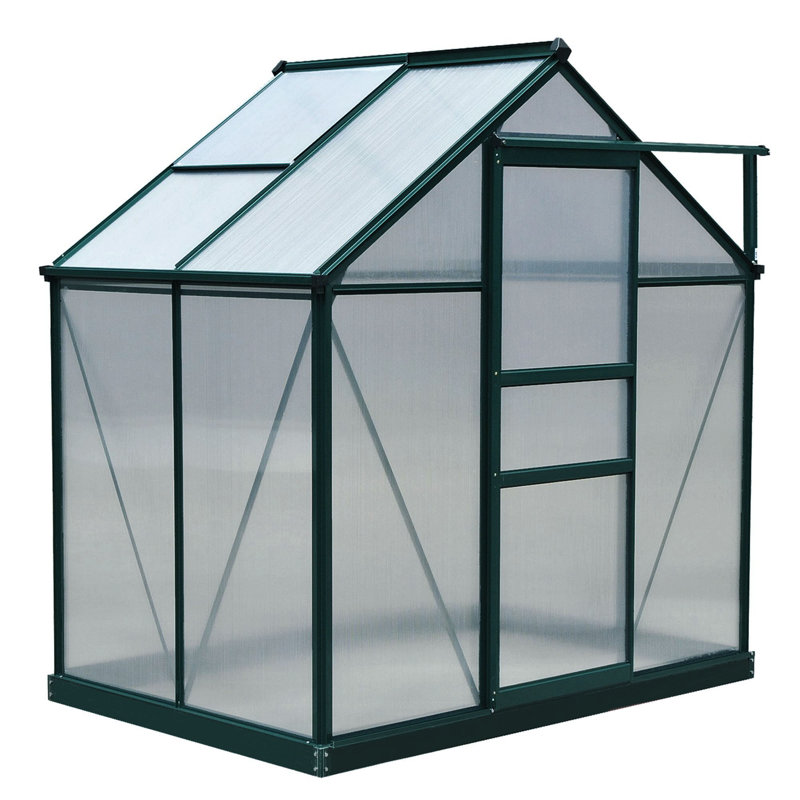 Calhoon 6.2 ft W x 4.3 ft D Hobby Greenhouse