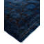 Tapis unique noué à la main bleu marine de 11 pi 9 po x 14 pi 10 po Rachal