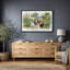 «Hens in Garden», art de la ferme, impression sur toile encadrée-126032161-126032163